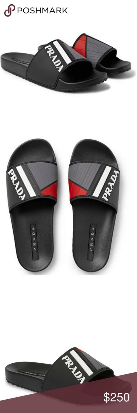 mens prada sliders|prada men's moccasins.